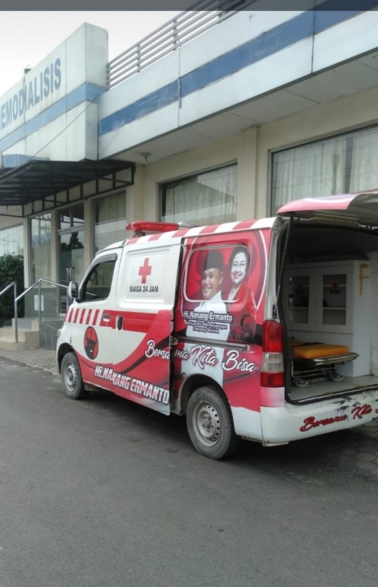 Maksimalkan Layanan Masyarakat Dan Kader, DPC PDI Perjuangan Lampung Selatan  Sediakan Ambulance Gratis