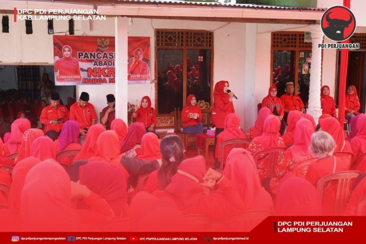 Solid Bergerak, Srikandi Demokrasi Indonesia Cabang Lampung Selatan Melakukan Silaturahmi kepada kader