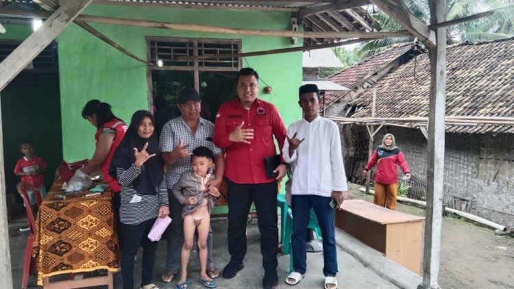 (BBHAR) DPC PDI Perjuangan Kabupaten Lampung Selatan kembali melaksanakan kegiatan sunat gratis untuk masyarkat