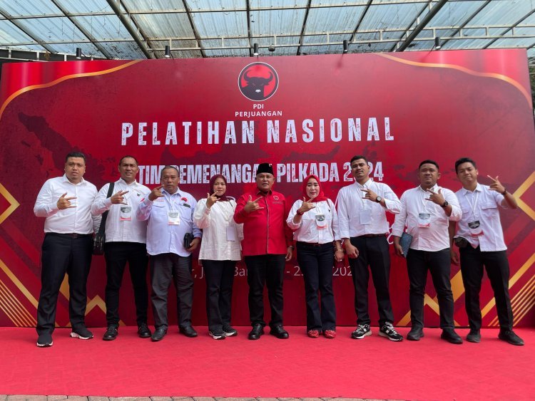 Nanang Ermanto Ketua DPC PDI Perjuangan Lampung Selatan Mengikuti Pelatihan Tim Pemenangan Daerah Pilkada Serentak 2024